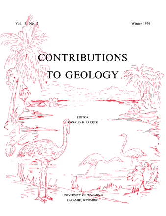 Contributions to Geology volume 13, number 2