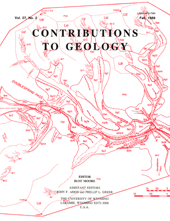 Contributions to Geology volume 27, no 2