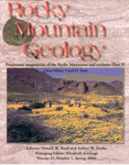 Rocky Mountain Geology cover volume 35, number 1