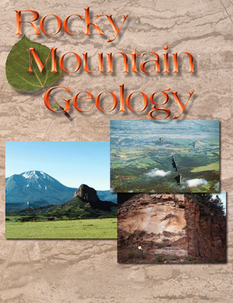 Rocky Mountain Geology cover volume 44 number 1