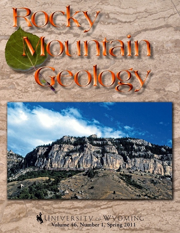 Rocky Mountain Geology cover volume 46, number 1