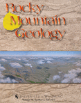 Rocky Mountain Geology cover volume 49, number 2