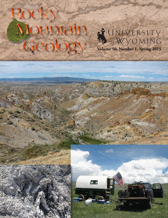 Rocky Mountain Geology volume 50, number 1