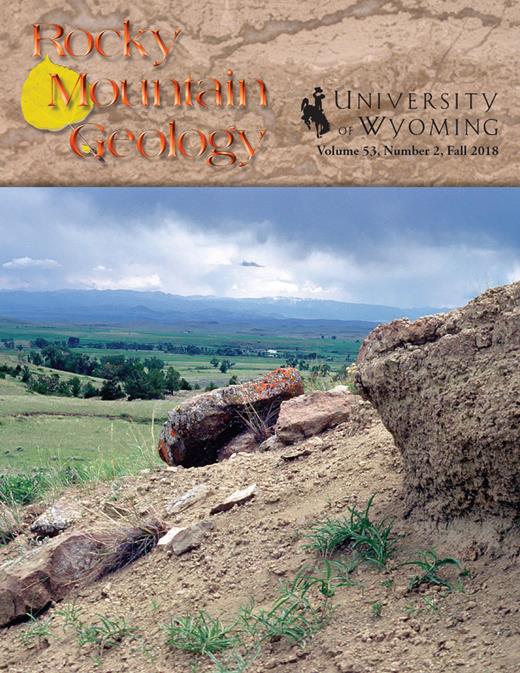 Rocky Mountain Geology cover volume 53, number 2