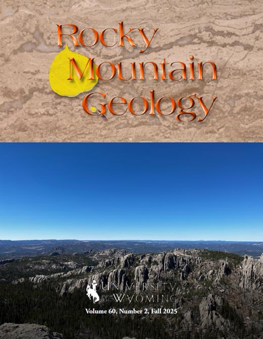 RMG Fall 2025 vol. 60, no. 2 cover showing the journal's logo and a scenic landscape in South Dakota